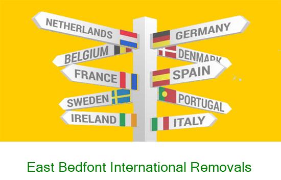 East Bedfont international removal company